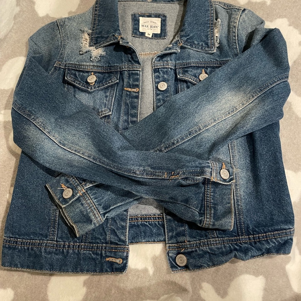 Wax Jeans Denim Jacket - Blue